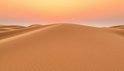 Golden Sand Dune at Dawn