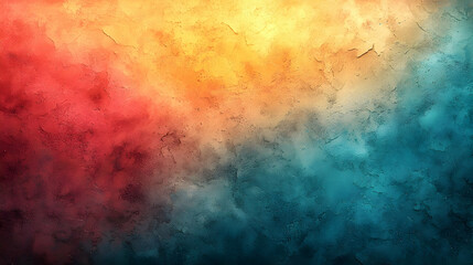 Obraz premium Abstract Pastel Background with Red Orange Yellow Blue Gradient