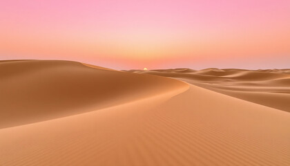 Golden Sand Dune at Dawn