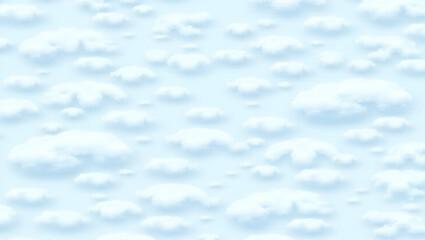 Fototapeta premium Rolling Snow and Sparkling Frost: A Flat Icy Snowdrift Seamless Tile Pattern for Winter Themes in Cute Vector Illustration Style - Perfect for Seasonal Designs and Smart Business Branding