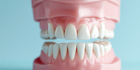 Obraz premium Dental Model: Upper and Lower Teeth