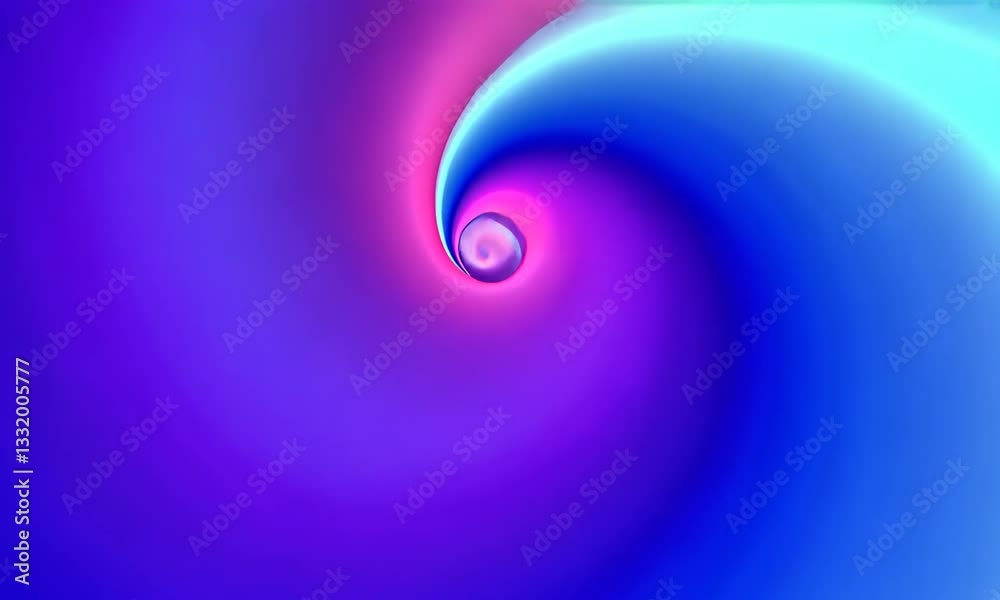 Wall mural creating soft gradient animation with colorful blue and pink hues