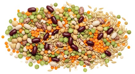 Healthy Mix of Legumes Grains and Lentils Natural Food soy eat peas rice diet meal farm beans wheat 