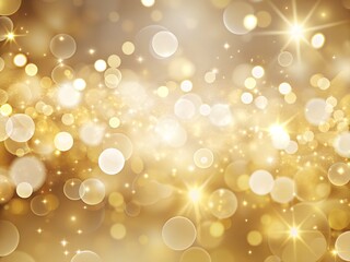 abstract golden bokeh background