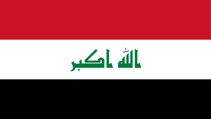 Iraq flag displayed prominently at a cultural event celebrating national heritage and unity among the community