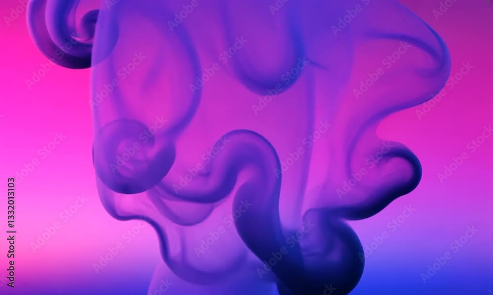 Wall mural gradient background animation with pink and blue transition effect