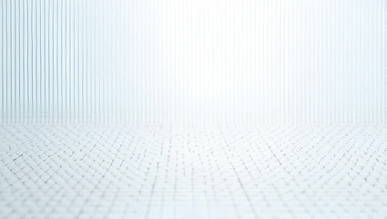 Futuristic Minimal Tile Concept: Symmetrical Parallelograms and Micro Circuit Dots in Broad Negative Fields with Accent Lines - Photo Stock Design Featuring Empty Space on the Left