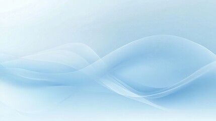 Abstract Light Blue Wave Background Subtle Smooth Elegant Design Modern Minimalist Style Professional Corporate Presentation Template Digital Graphic 