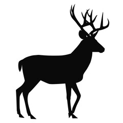 deer silhouette vector