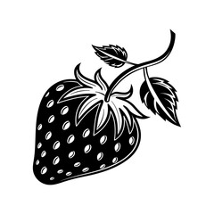 Berry Bliss A Vibrant Strawberry Logo Symbolizing Freshness and Sweetness