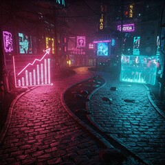 AB Test: Visual Metaphor of Choice – Neon Future vs. Fading Past