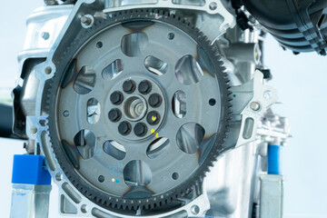 the main engine that drives a car, looks detailed
