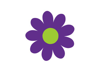 Colorful overlapping  creating abstract floral pattern