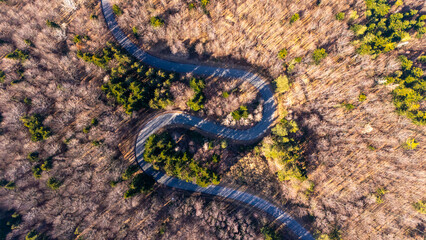 Stunning Aerial View of Austria: Cinematic Drone Footage of the Danube River, Majestic Mountains, Lush Wilderness, and Picturesque Villages, Capturing the Natural Beauty of the Austrian Landscape.