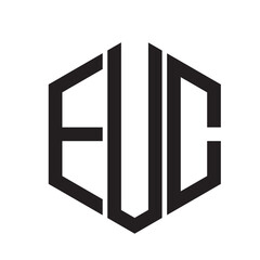   EUC modern elegance and creative logo design .EUC luxurious alphabet design . EUC letter initial logo design.