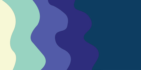 Abstract blue and light blue wave modern soft luxury texture with smooth and clean vector background for wallpaper and backdrop