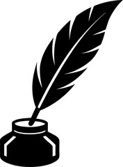 feather and ink