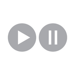 play pause button icon