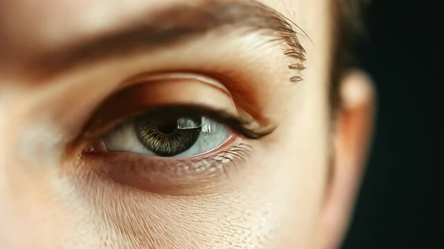 Confident Person's Face Expression in Close-Up Photography