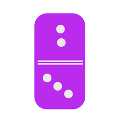 Colourful domino element illustration

