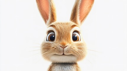 Obraz premium Bunny head clipart design illustration