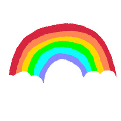 colorful rainbow with a rainbow