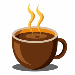Cup of hote coffee