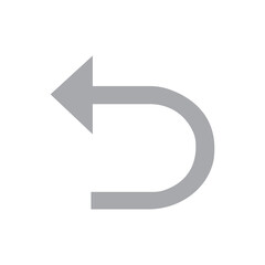 turn left arrow sign