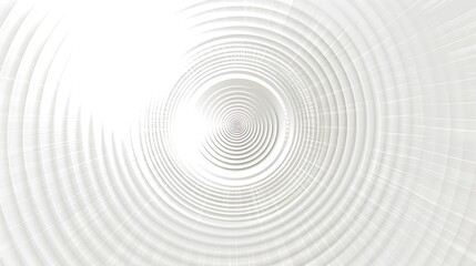Abstract swirling white light tunnel background