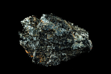 Martite specimen with metallic luster and crystalline structure.