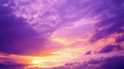 Obraz premium Beautiful colorful sunset background. Blue purple pink orange yellow gold.