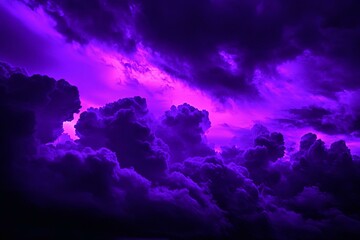 Black dark deep purple violet blue pink magenta fuchsia sky. Storm rain cloud. Fog smoke mist steam. Gloomy night dramatic ominous sky. Fantasy universe mystic.