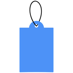 Simple Empty Price Tag