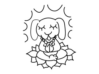 girl in yoga position