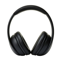 Black Over Ear Headphones Music Audio Listening Device
