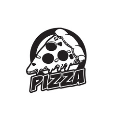 illustration of pizza, pizza slice vector