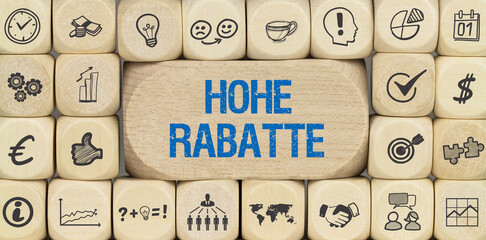 Hohe Rabatte	
