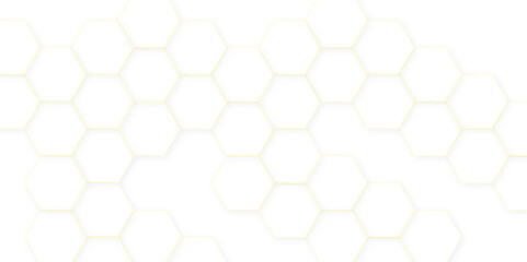 Abstract Vector seamless 3d  creative white hexagons backdrop background. geometric white grid emboss hexagonal background, technology mesh cell seamless pattern.