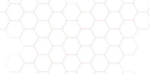 Abstract Vector seamless 3d  creative white hexagons backdrop background. geometric white grid emboss hexagonal background, technology mesh cell seamless pattern.