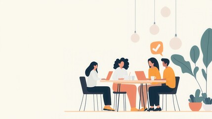 Collaborative Team Meeting with Focus on Creativity and Strategy