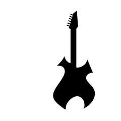 Guitars silhouette vector arts
