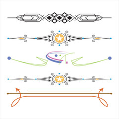 vector illustration of an abstract background with arrows