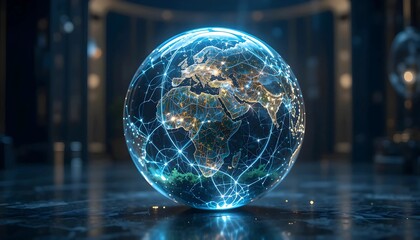 Global Connectivity: A Futuristic Representation of the Interconnected World