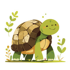 Turtle vector design and illustration