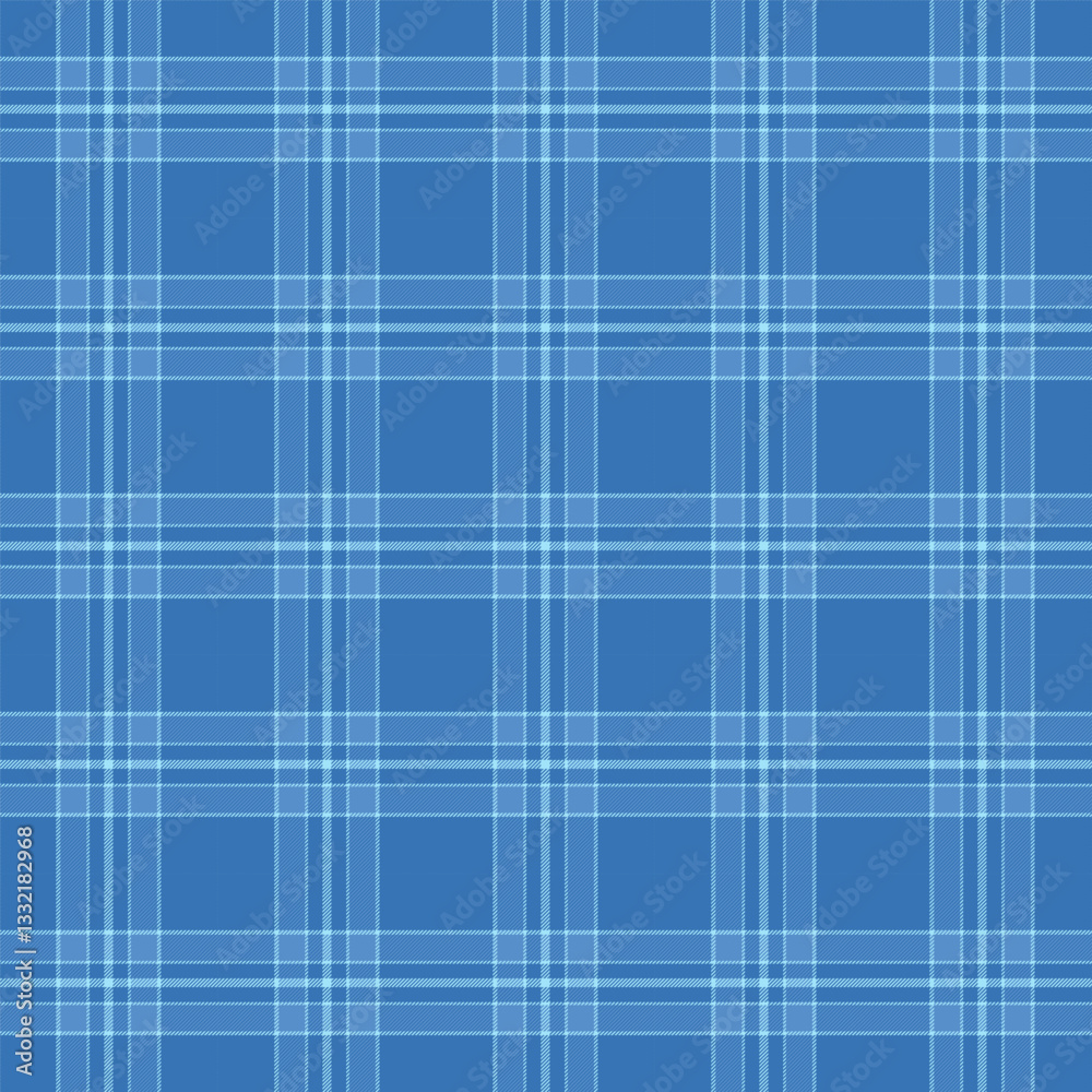 Canvas Prints plaid repeat pattern in blue.gingham checkered tartan seamless pattern.geometric graphic vector illu