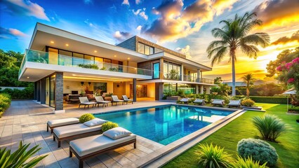 Fototapeta premium Find your dream summer retreat. Prime properties now listed.