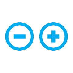 plus minus icon button