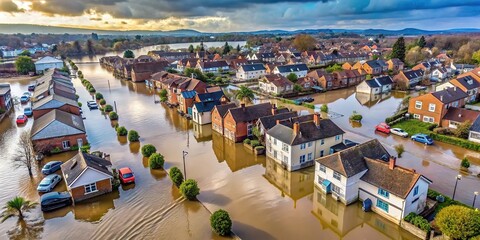 UK flood aftermath: Communities rebuild, aid crucial.