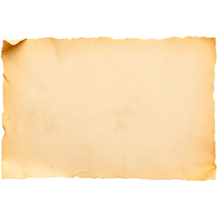 A textured, aged piece of parchment paper with uneven edges and a warm, yellowish hue, evoking a sense of history and nostalgia.