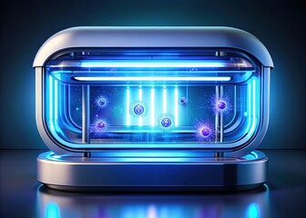 Obraz premium Powerful, future-forward UV sanitization equipment ensures clean, safe, and healthy environments.